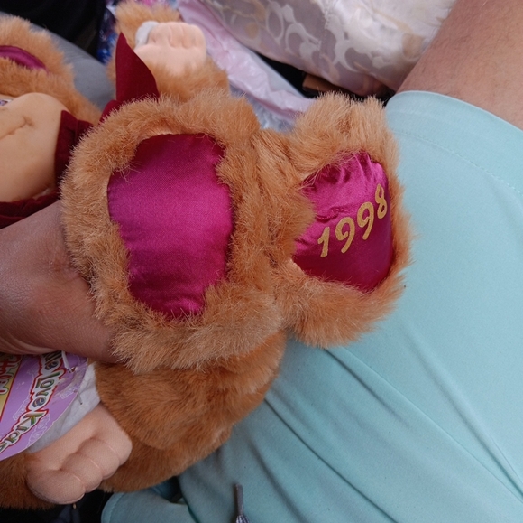 1998 SPECIAL FRIENDS KUDDLE LOVE KIDS Doll Plush Bear Stuffed Animal Toy Vtg 16” - Picture 5 of 8